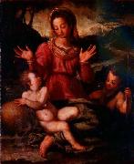 Madonna and Child with St